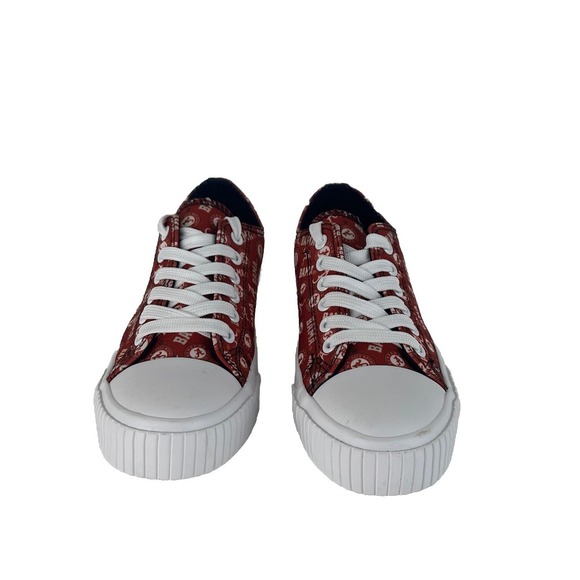 Alabama Roll Tide Canvas Lace Up Tennis Shoes Cap Toe Foco Womens 7 Mens 5.5 - Picture 2 of 11